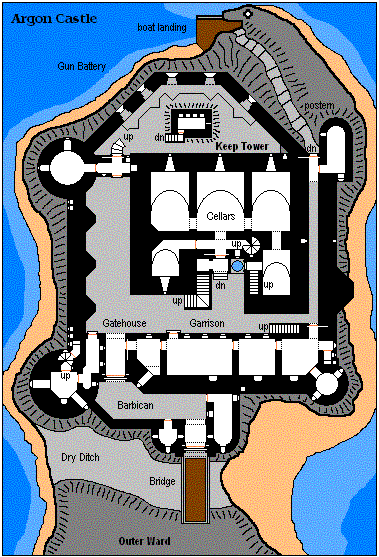 Ground Plan of Argon Castle